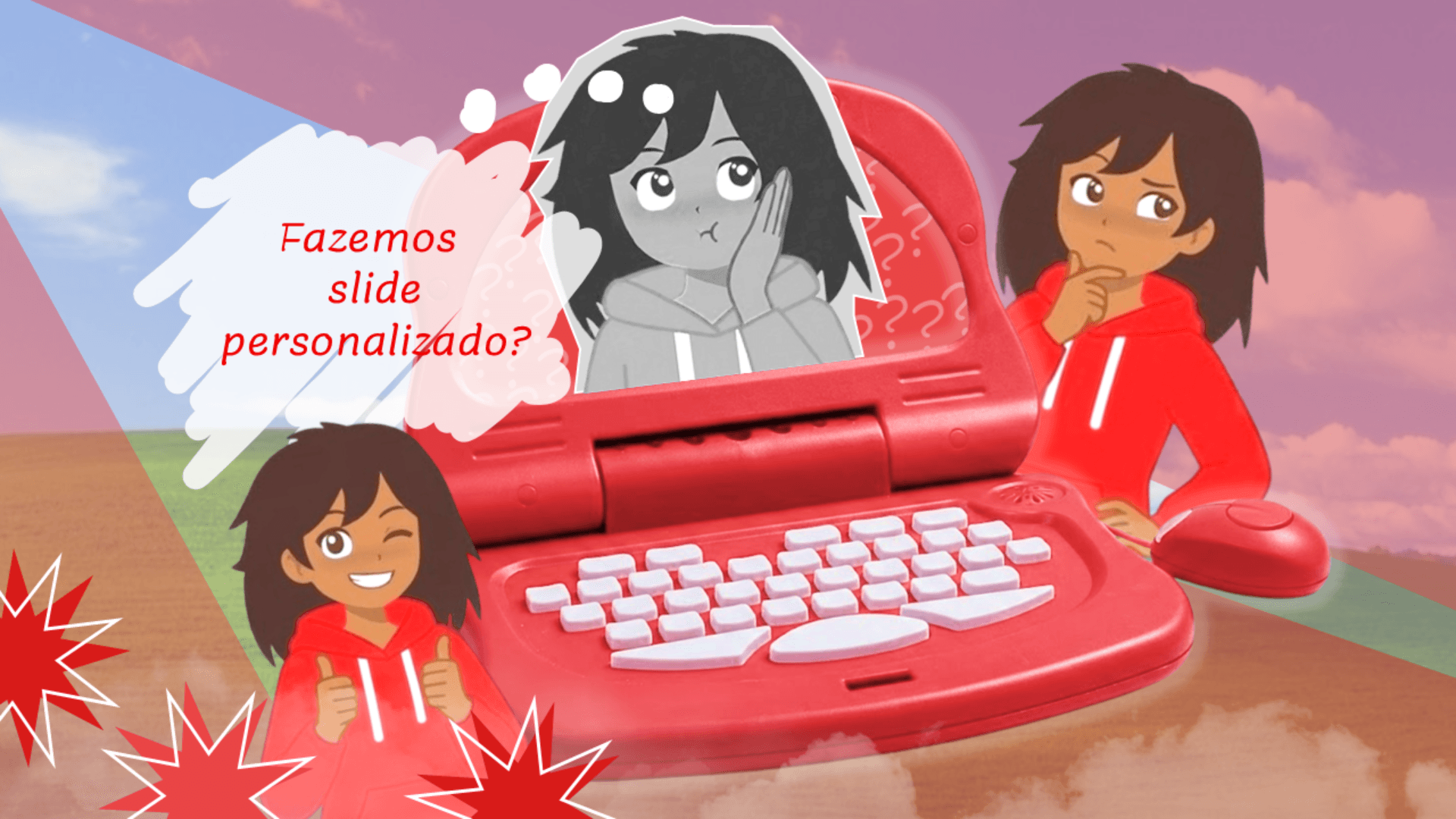 Trabalhamos com slides personalizados?