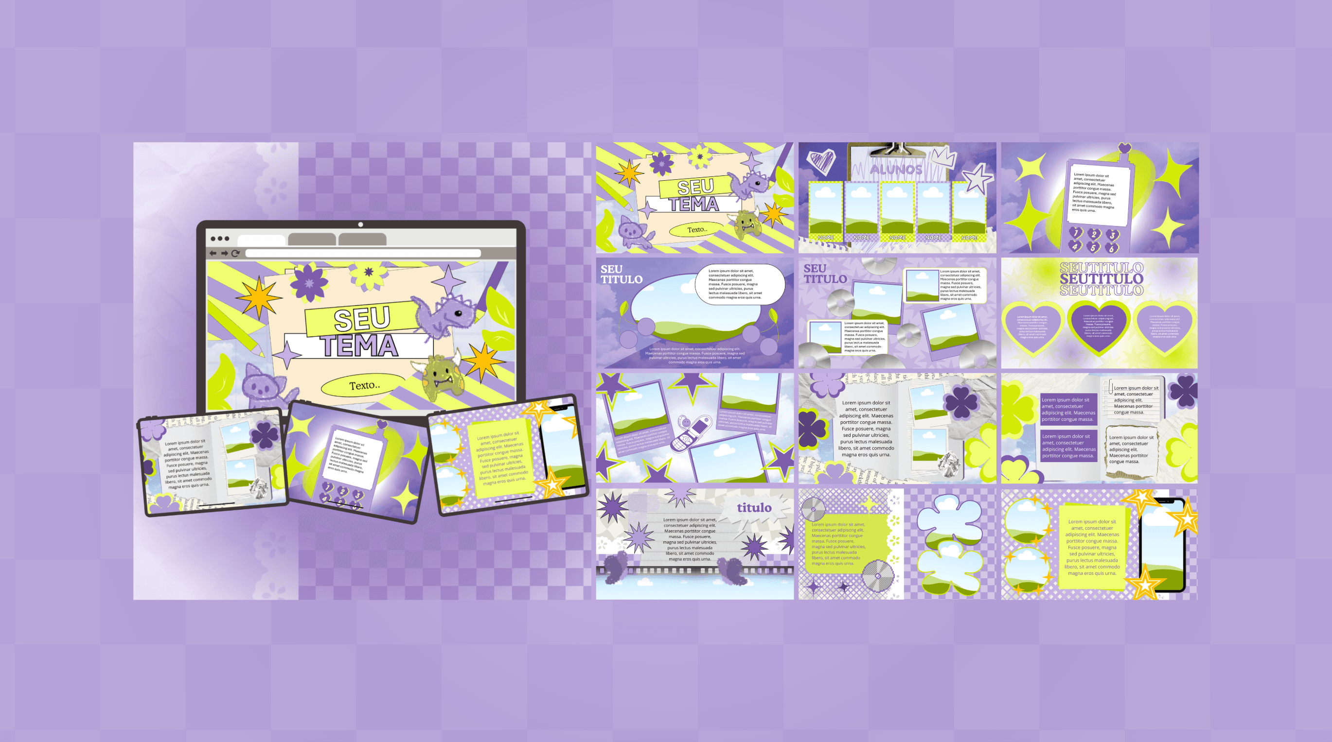 SLIDE PURPLE Y2K