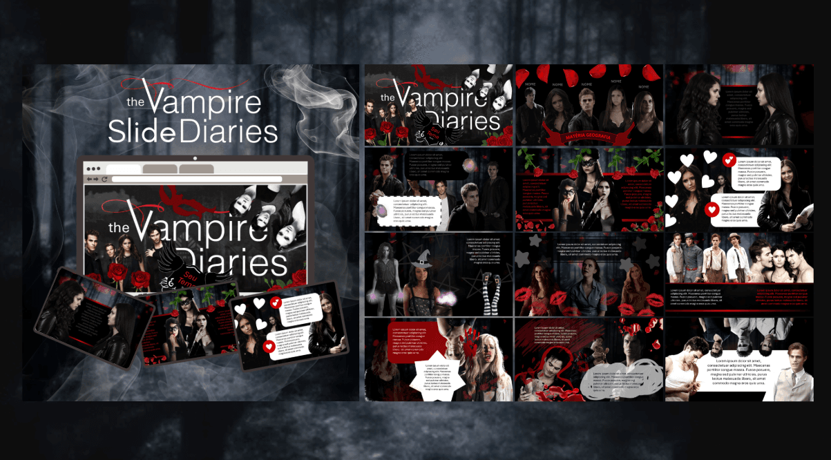SLIDE THE VAMPIRES DIARIES