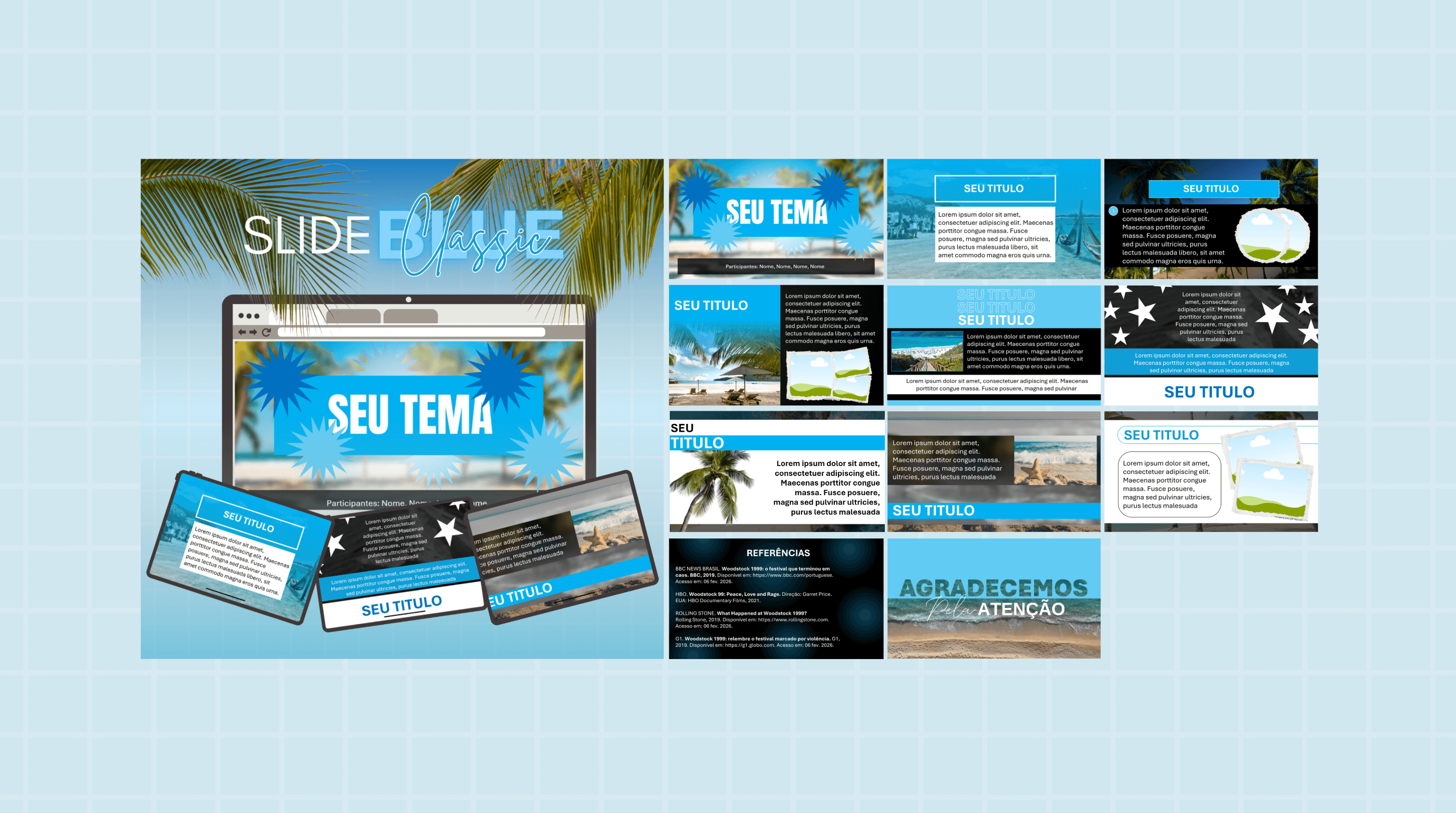 SLIDE BLUE CLASSIC